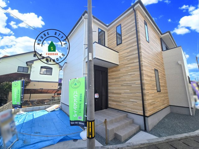 熊本市東区花立6丁目第2-1棟（1号棟）　の外観|デザイン性のある外観です。