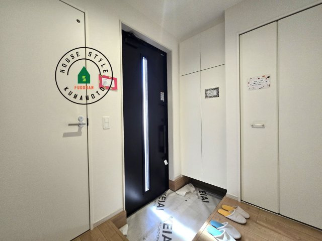 熊本市東区花立6丁目第2-1棟（1号棟）　の防犯設備|二重ロックでしっかり防犯対策ができます。