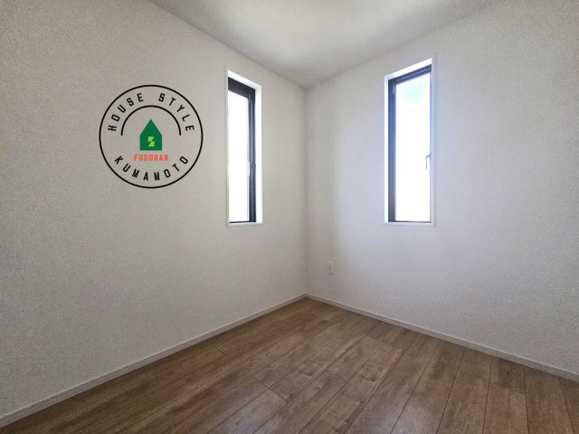 熊本市東区花立6丁目第2-1棟（1号棟）　の和室|将来的に、琉球畳を引きまして和室風にすることも可能です。