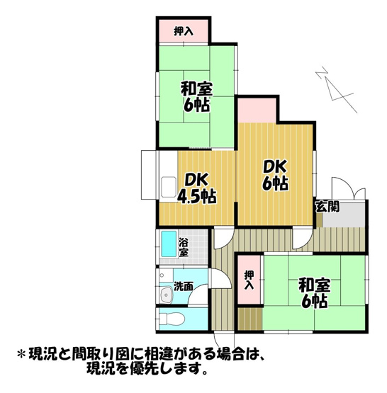 【間取り】 | 瓦町売家