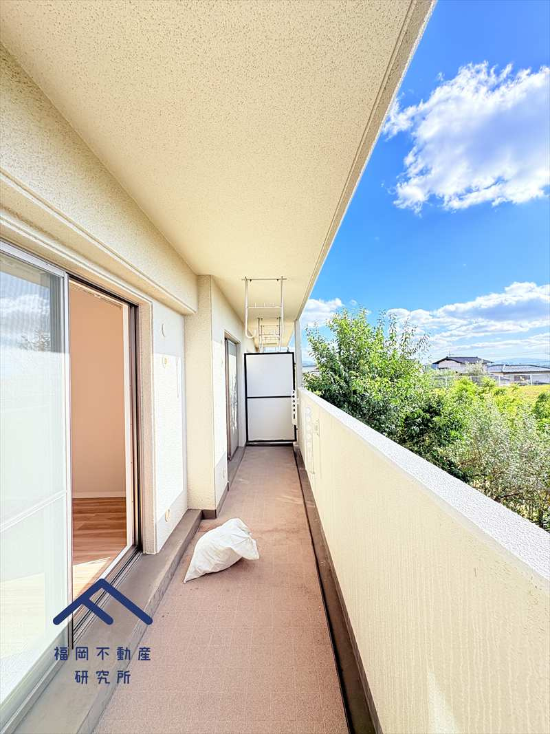 アーサー新宮パークシティデュエーロのバルコニー