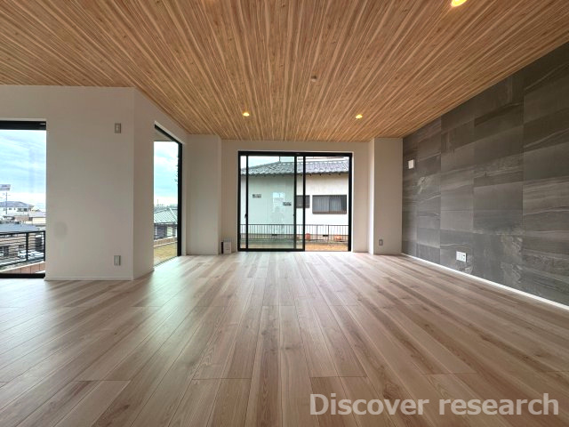 町田市西成瀬1丁目 新築戸建ての居間・リビング|【LDK（約26.5帖）】
※CG無し