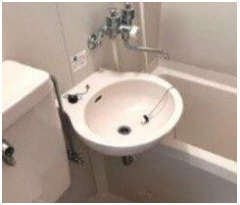 スカイコーポの洗面所