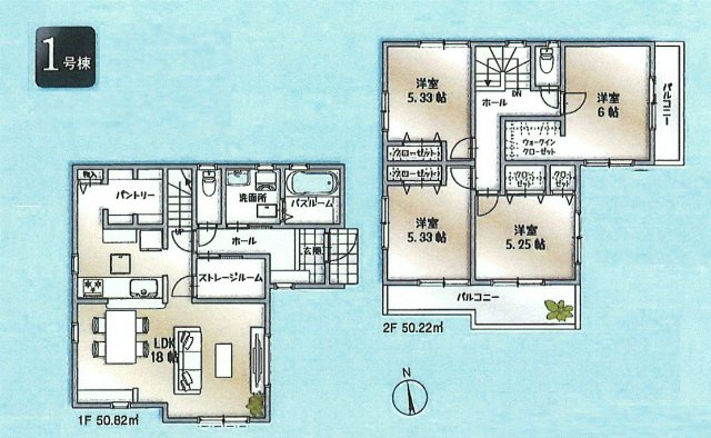 武蔵村山市大南3丁目の間取り