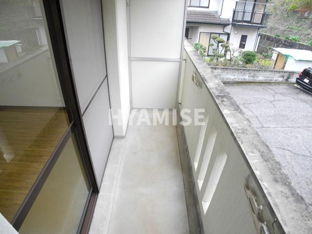 ガーデンコート古川のバルコニー|※写真は反転タイプのものになります※