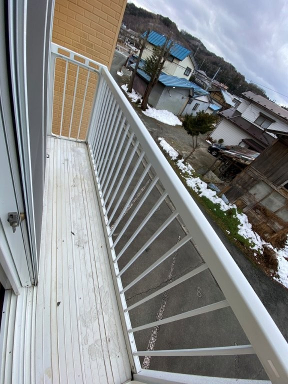 リバーコート水道橋のバルコニー