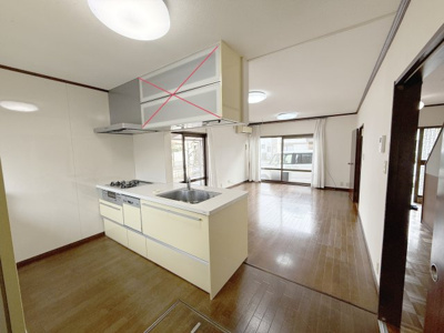 【展望】 | 泉が丘５丁目貸家 | シンク上の棚は使用不可