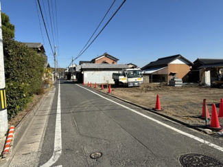 【前面道路含む現地写真】 | 北側前面道路は幅員約4.7ｍの公道です。