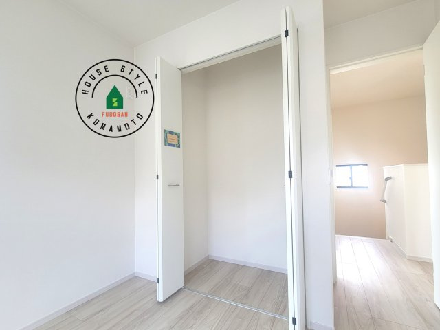 熊本市西区城山大塘2丁目第1-1棟（1号棟）　の内観：施工例|収納には困りません。