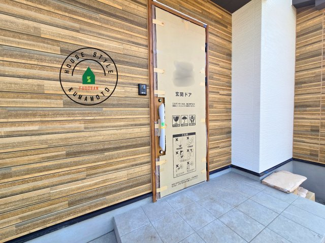 熊本市西区城山大塘2丁目第1-1棟（1号棟）　の外観：施工例|おでかけの時も帰った時も、「我が家」を最初に感じでもらえる素敵な空間に。