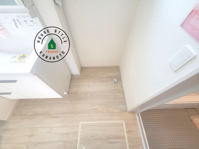 熊本市西区城山大塘2丁目第1-1棟（1号棟）　の内観：施工例|ランドリースペースとなります。広々して有効的にご使用できます。 