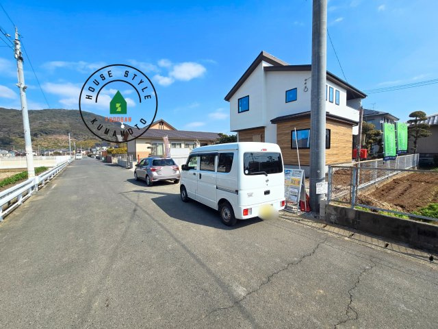 熊本市西区城山大塘2丁目第1-1棟（1号棟）　の前面道路含む現地写真|見学の時間などお気軽にお問い合わせ下さい。