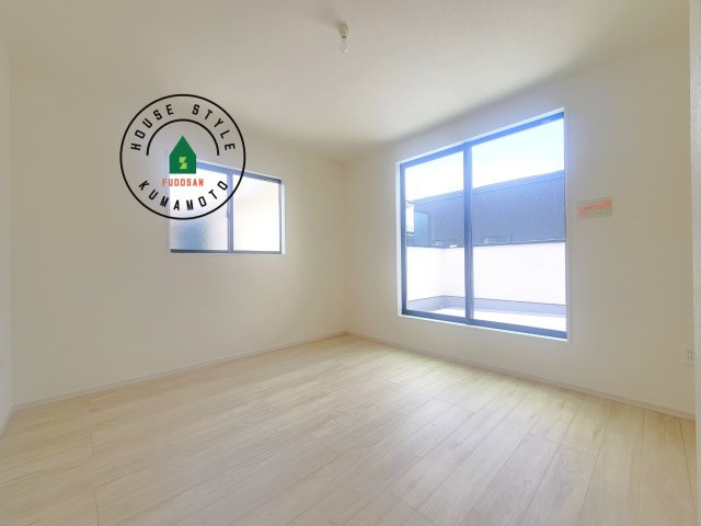熊本市西区城山大塘2丁目第1-1棟（1号棟）　の内観：施工例|将来的に、琉球畳を引きまして和室風にすることも可能です。