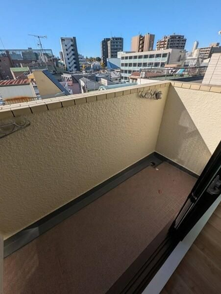 ライオンズマンション文京第３のバルコニー