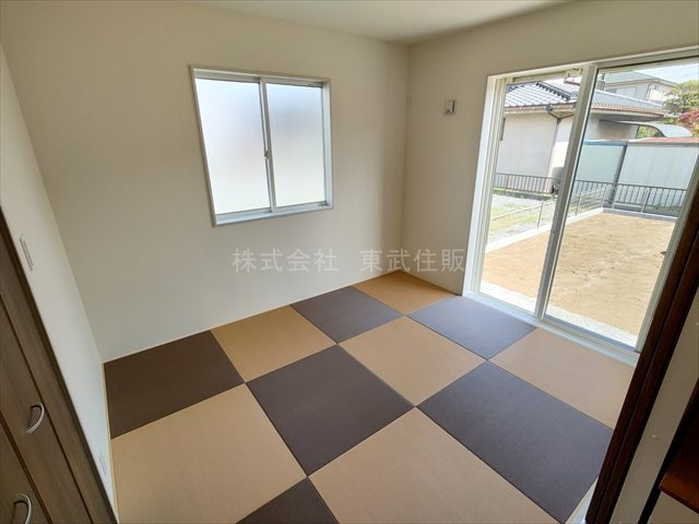 【和室】 | 入間郡越生町越生東６丁目　全４棟　４号棟 | 和室5.25帖、和室があれば客間としても活用できます