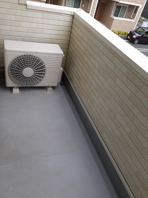 サンヴェール大芝Aのバルコニー