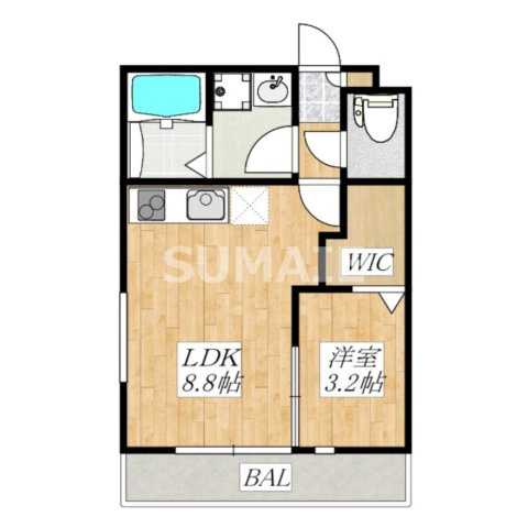 リーヴェル新小岩プレミオの間取り