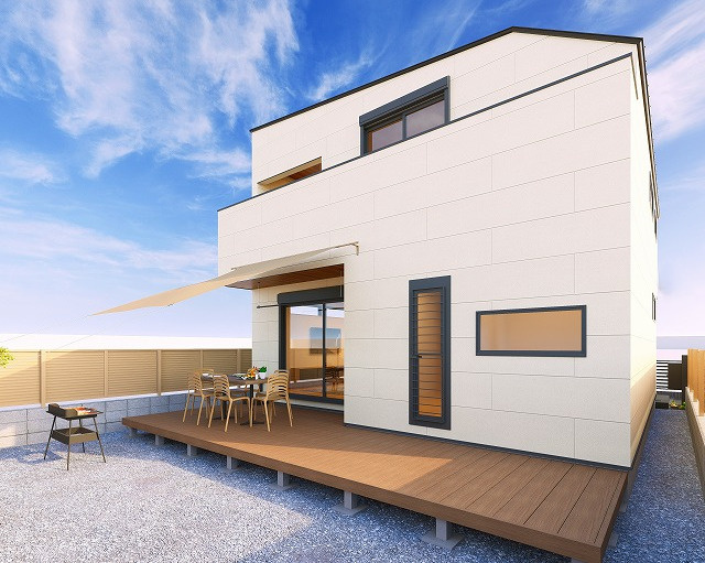 練馬区関町北4丁目　大満足邸宅　限定1棟の外観パース