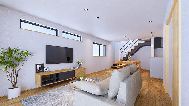 練馬区関町北4丁目　大満足邸宅　限定1棟の居間・リビング