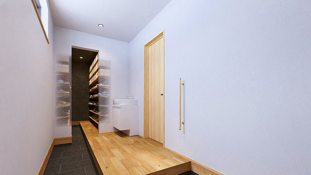 練馬区関町北4丁目　大満足邸宅　限定1棟の玄関