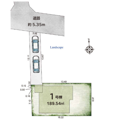 練馬区関町北4丁目　大満足邸宅　限定1棟の区画図