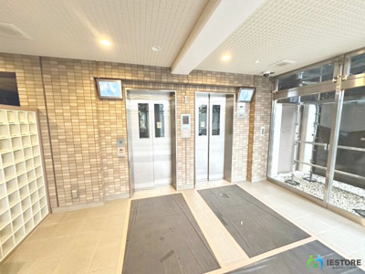 【その他共用部分】 | ライオンズマンション上野芝5丁 | 【エレベーター】荷物が多い日も楽々にお部屋に持っていけますね！