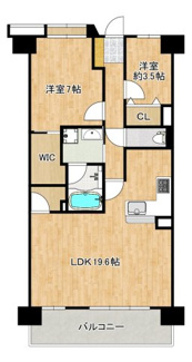 【間取り】 | ライオンズマンション上野芝5丁 | 【南東向きにつき日当たり良好】明るい室内は気分が明るくなります！ぜひ現地でお確かめください♪