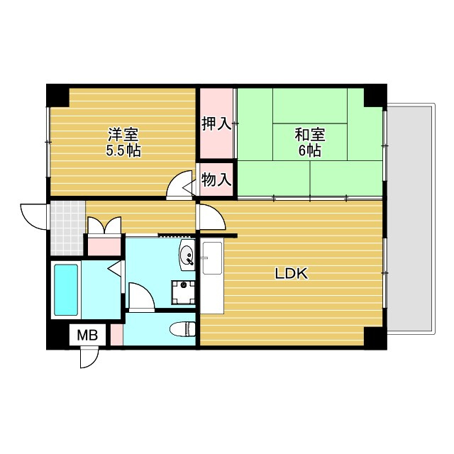 アンジュルーブルの間取り