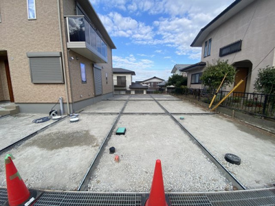 【駐車場】 | 新大久保5号館 | 駐車場スペース（工事前）コンクリート敷設します