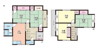 【間取り】 | 大津市坂本4丁目1-28　中古戸建