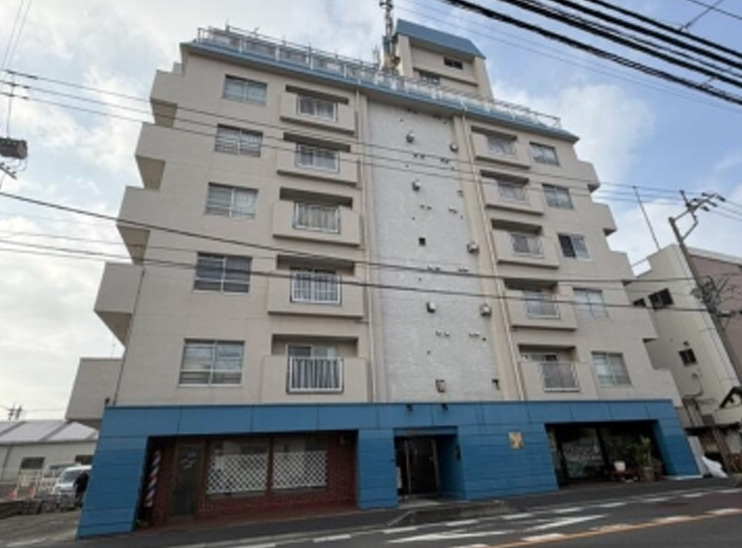 朝霞サニーハイツの外観|5階部分