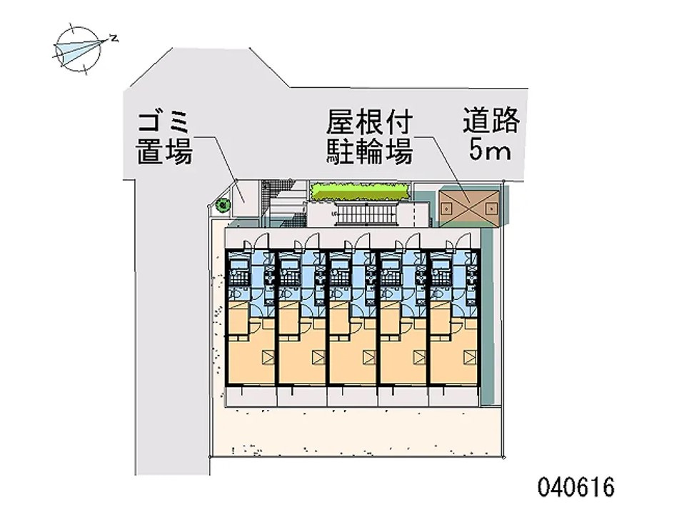レオパレスボヌールの区画図
