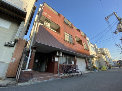 【外観】 | 豊新ハイツ | レンガ調のキレイなマンションです