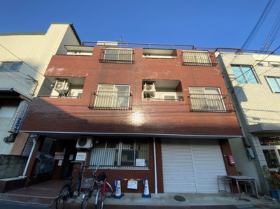 【外観】 | 豊新ハイツ | レンガ調のキレイなマンションです