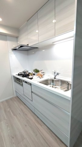 若江岩田パークマンションB棟のキッチン