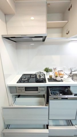 若江岩田パークマンションB棟のキッチン