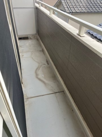 サンシャイン福泊のバルコニー