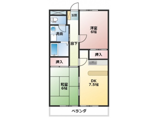 サンシャイン福泊の間取り