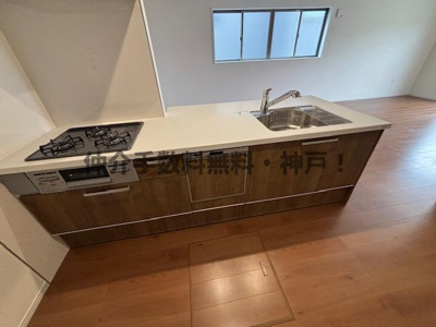 【キッチン】 | 神戸市西区春日台2丁目　新築戸建　仲介手数料無料！ | お料理しやすいキッチンです