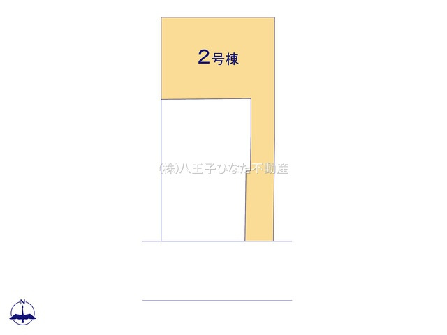 『八王子市新築戸建て』八王子市1-24-1【仲介手数料無料】　５期の区画図|～仲介手数料無料☆八王子ひなた不動産～　八王子市台町　新築戸建て