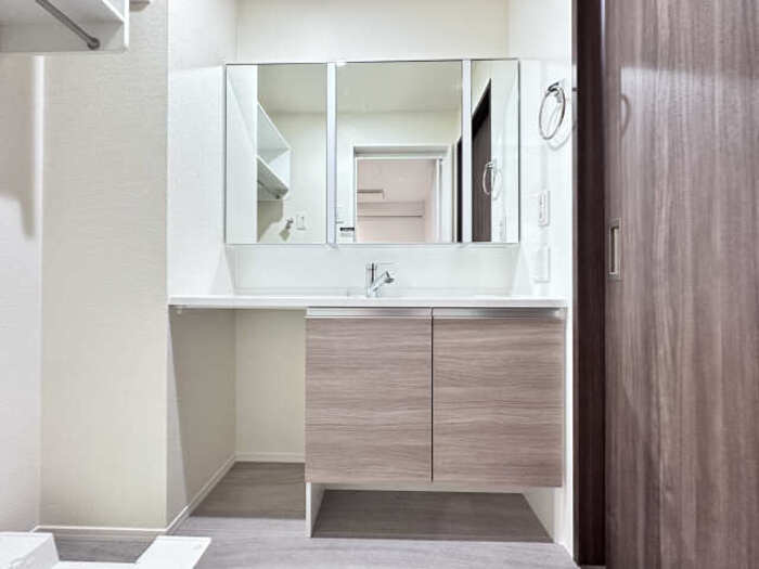 プラム86の洗面所