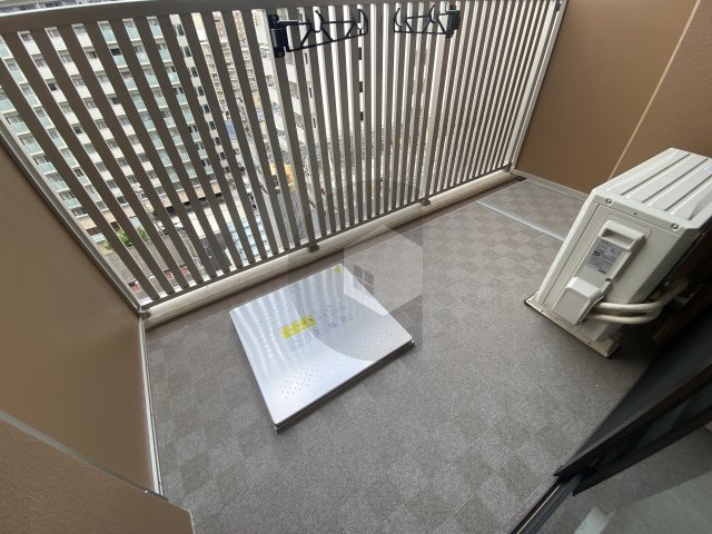 Luxe布施北3のバルコニー