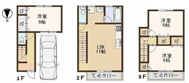 鶴見区茨田大宮３丁目　中古戸建の画像