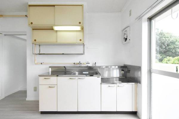 ビレッジハウス関城2号棟のキッチン|ビレッジハウスの同一物件・同一タイプの間取りの写真です