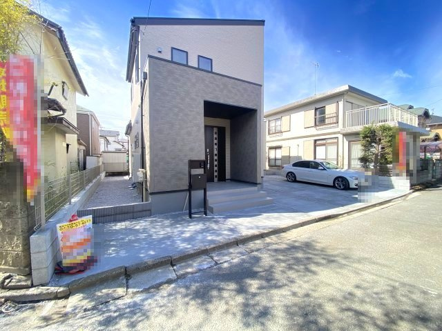 『八王子市新築戸建て』八王子市泉町1907-19【仲介手数料無料】　３期の前面道路含む現地写真|～仲介手数料無料☆八王子ひなた不動産～　八王子市泉町　新築戸建て