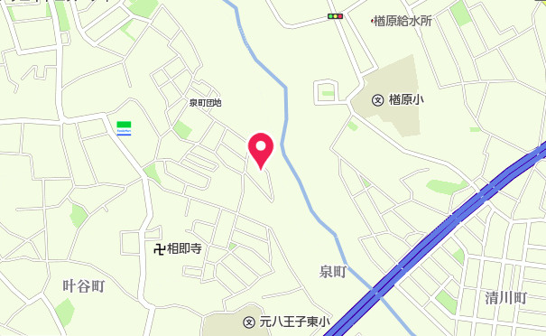 祝成約済み　八王子市　泉町　新築戸建て　３期の地図|～仲介手数料無料☆八王子ひなた不動産～　八王子市泉町　新築戸建て