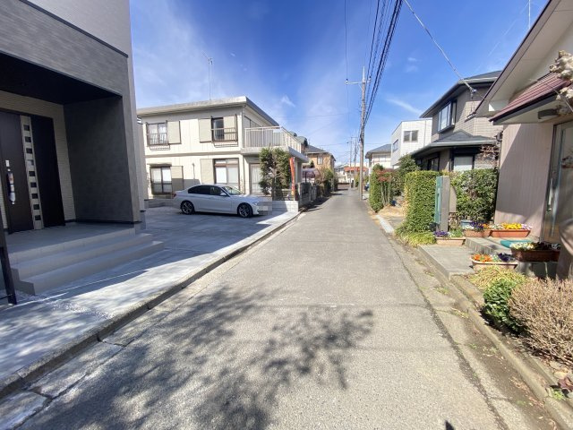 祝成約済み　八王子市　泉町　新築戸建て　３期の前面道路含む現地写真|～仲介手数料無料☆八王子ひなた不動産～　八王子市泉町　新築戸建て