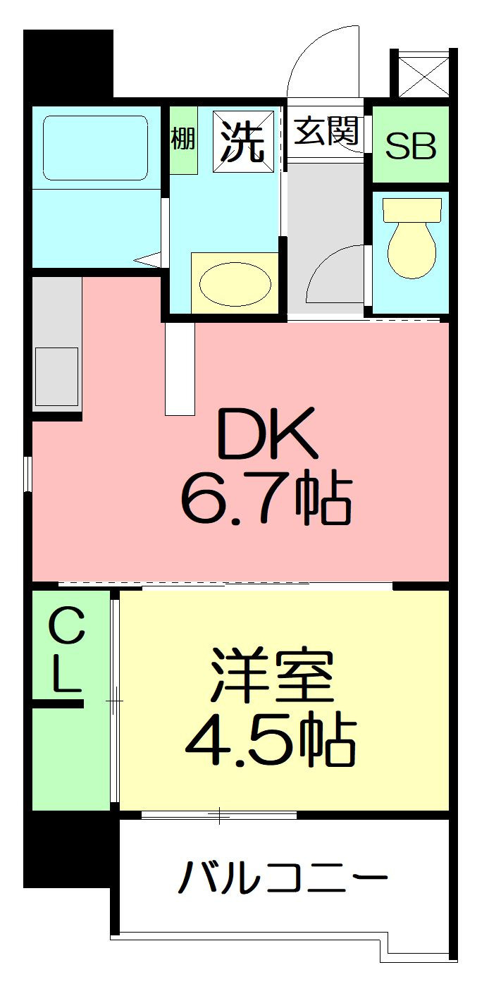 ウィステリア桜坂ヒルズの間取り