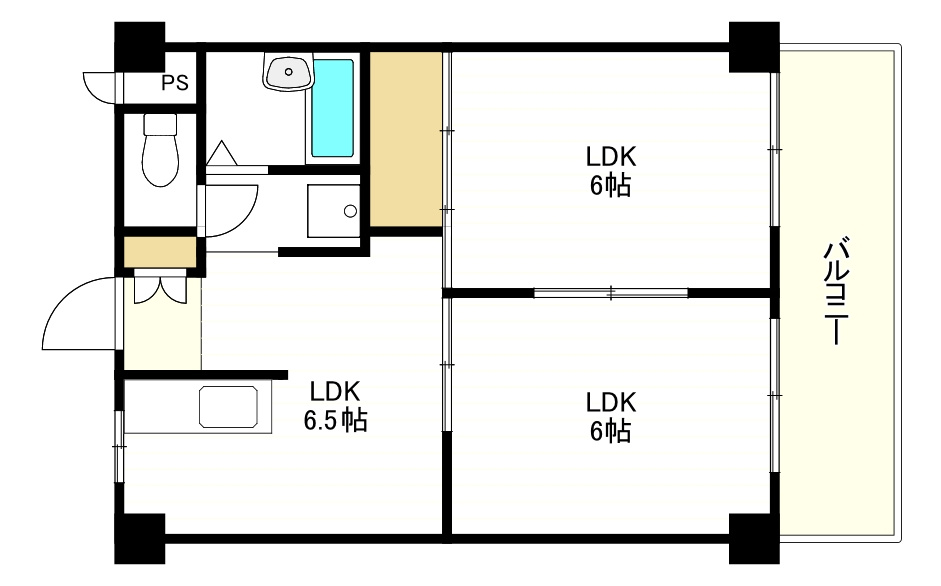 リベラルパレス平野の間取り