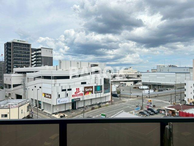 グランフォーレプライム大手門のバルコニー